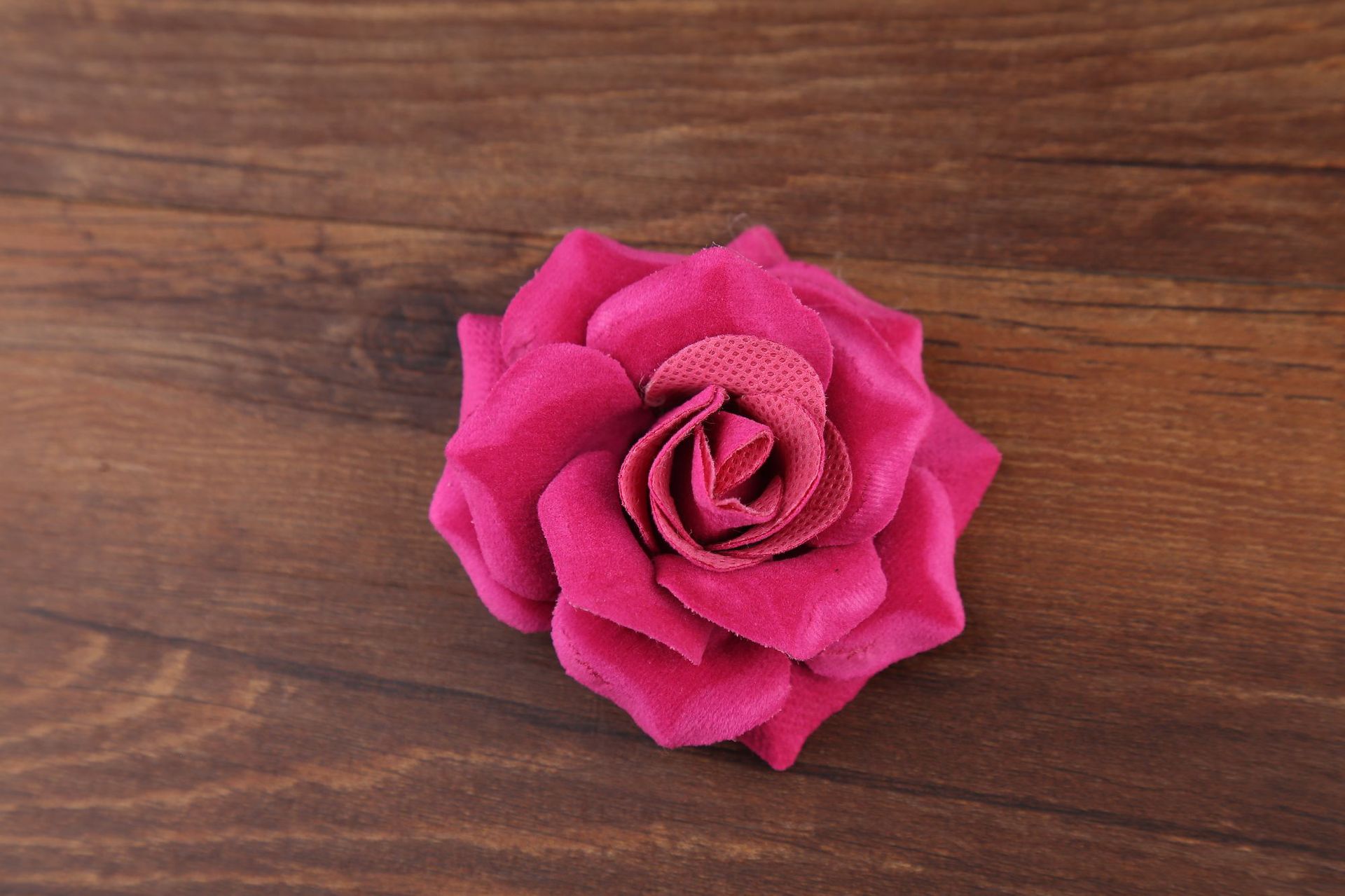 厂家直销植绒卷边玫瑰花仿真玫瑰花人造花服装鞋帽头饰配件花朵