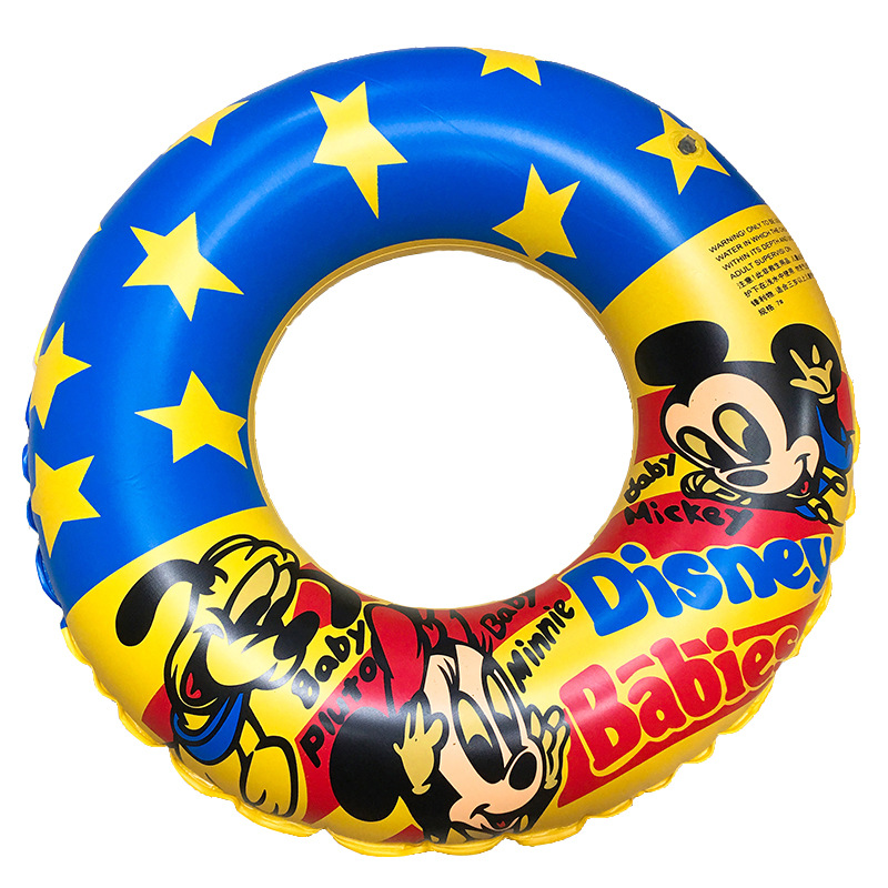 正品凯翔米奇泳圈加厚成人6090卡通充气救生圈浮圈游泳圈批发