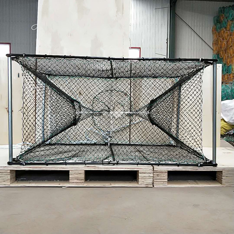 120*80*60方笼四角笼 鱿鱼笼飞蟹笼 墨鱼笼帝王蟹笼远洋蟹笼厂家