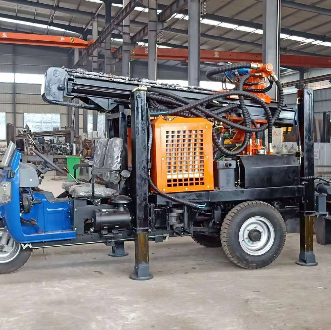 厂家直销三轮车载式水井钻车 打井设备 高效气动水井钻机操作简单