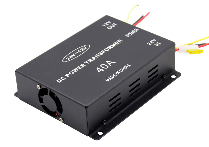 酷而乐40a降压器 24v降12v 值流车载音响用品配件 汽车电源转换器