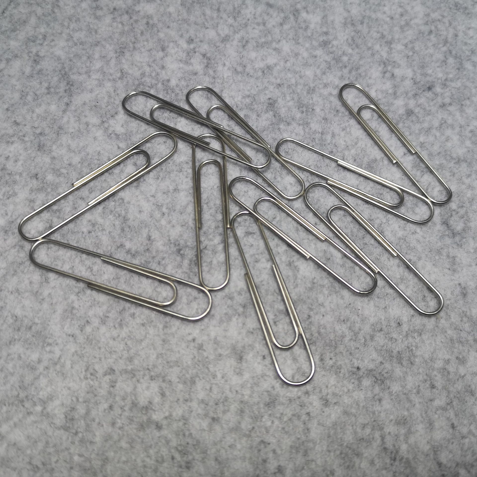 厂家供应 大号办公回形针 镀镍回形针 银色回形针  金属回形针