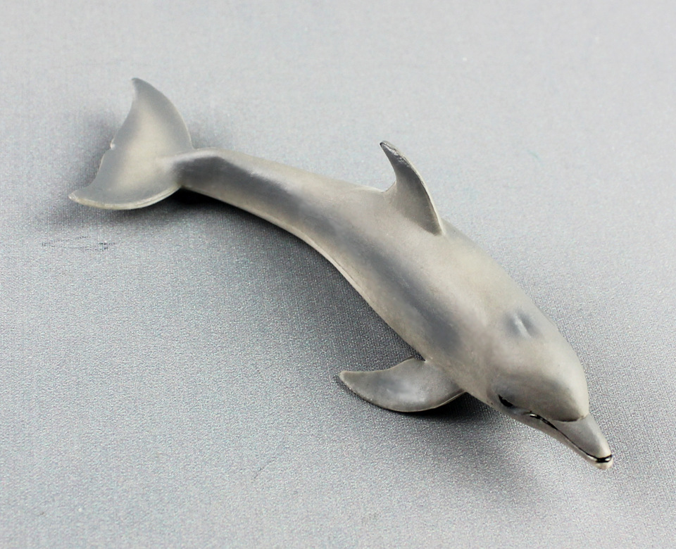 海洋生物模型海豚儿童仿真静态pvc实心动物玩具摆件外贸货源