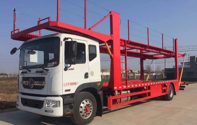 东风d12一拖四 4s店专用 商品车辆运输转场车 拖车