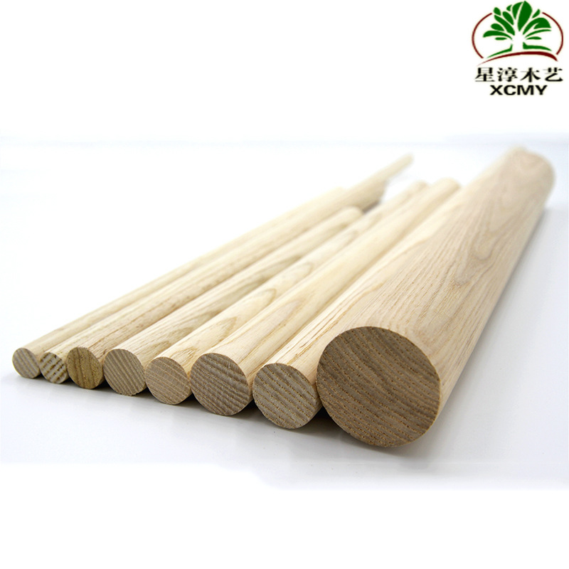 批发经销水曲柳圆木棒 白腊木圆棍 帐篷木杆 直径长度可选圆棒