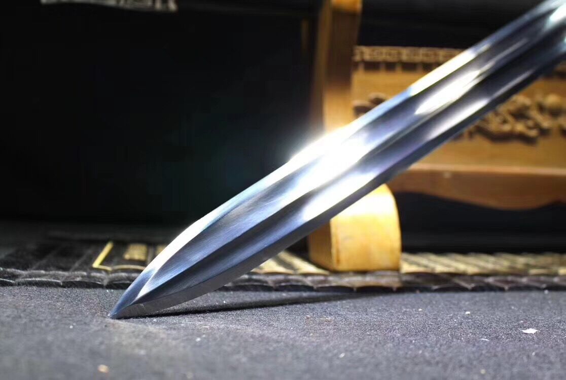 汉剑赵云剑龙泉手工剑刀剑高锰钢双槽一体宝剑收藏镇宅武术未开刃