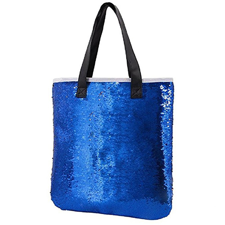 美人鱼鱼鳞手提袋亮片购物袋可变色手提袋厂家直销珠片包