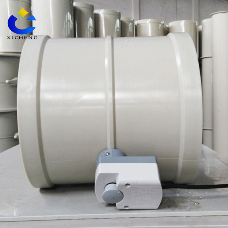 pp电动风量调节阀注塑成型风阀通风管道定风量阀电动风阀厂家