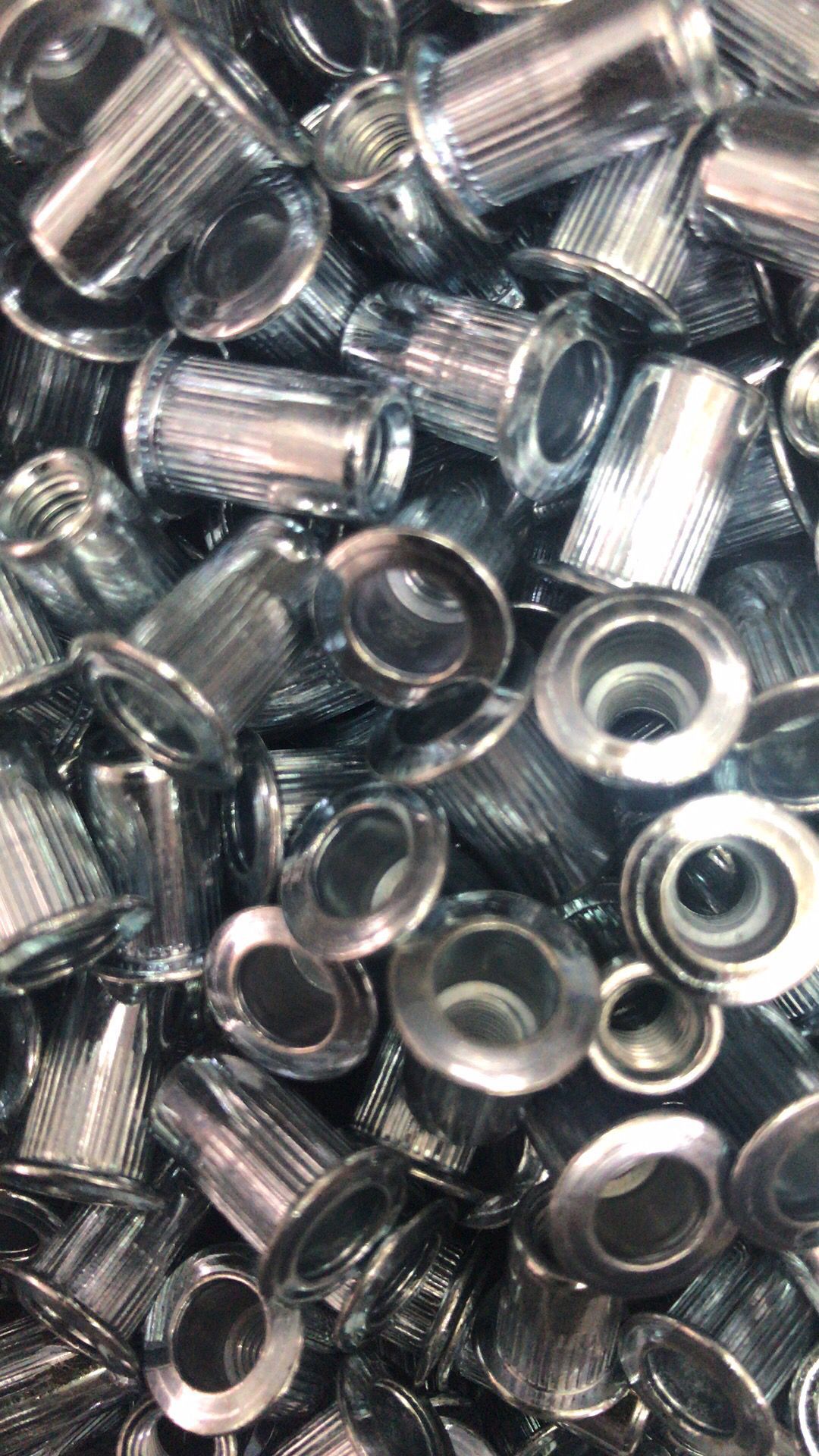 【m3--m12】镀锌平头铆螺母gb17880.1竖纹拉铆螺母 滚花螺帽