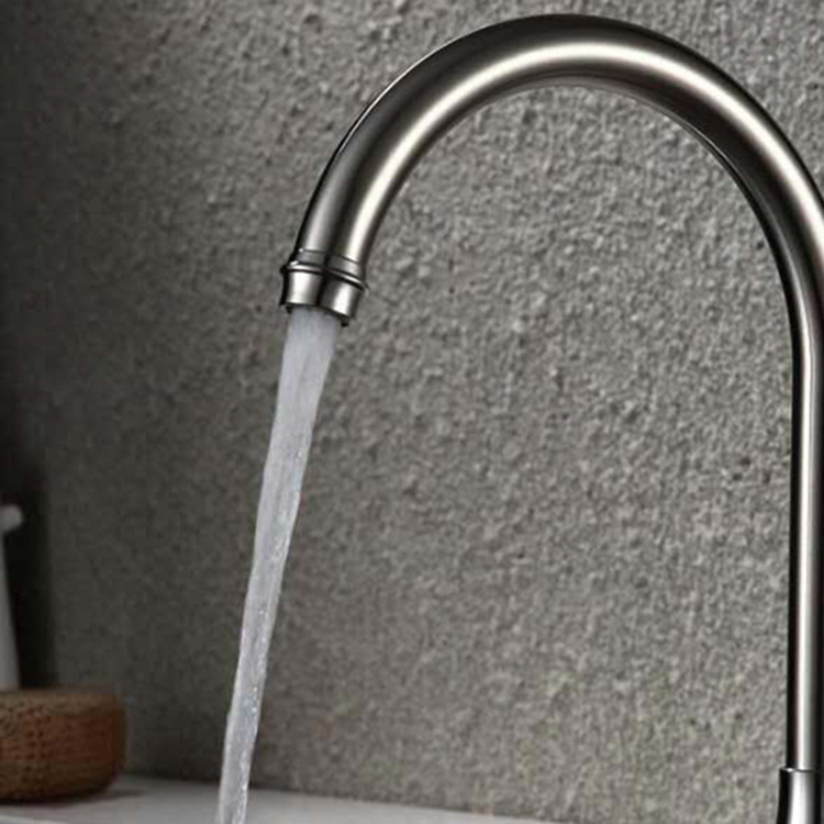 新款简约坐立式扳手式不锈钢水龙头 厨房洗菜槽浴室水龙头