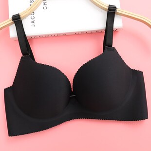 调整型冰丝内衣女无钢圈19奶罩前扣美体女人无痕镂空女内衣美背四
