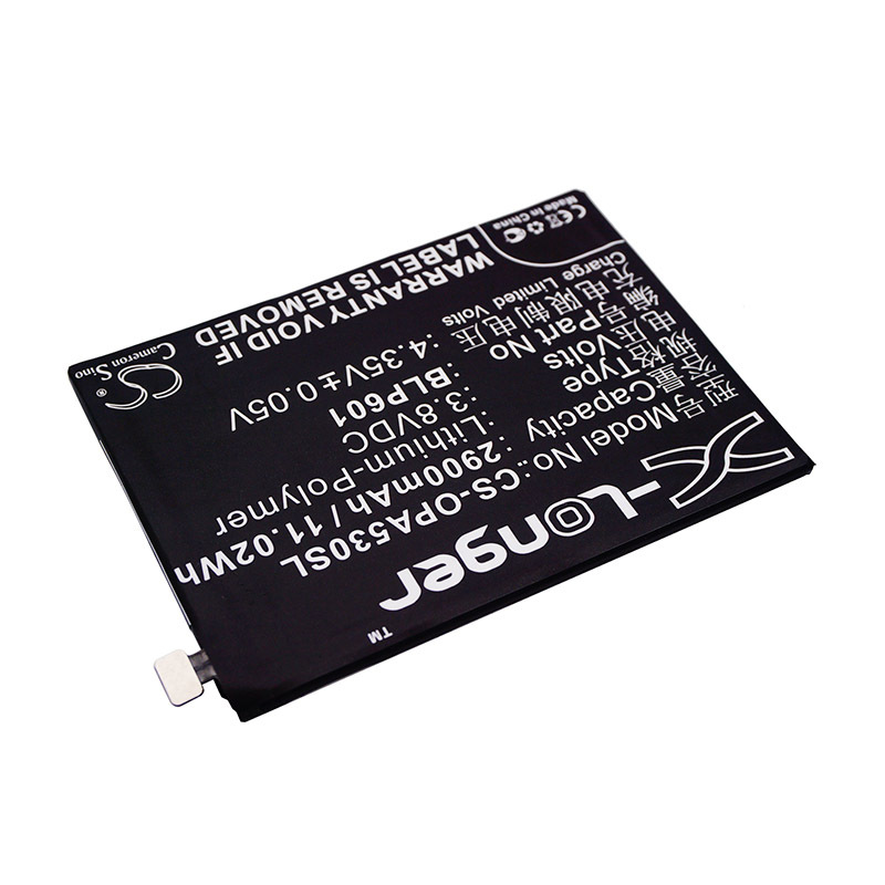 厂家直供cs适用oppoa53a53ma53ta53blp601手机电池