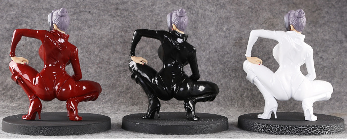 动漫 监狱学园 副会长白木芽衣子 超级女王 白黑红色手办公仔模型