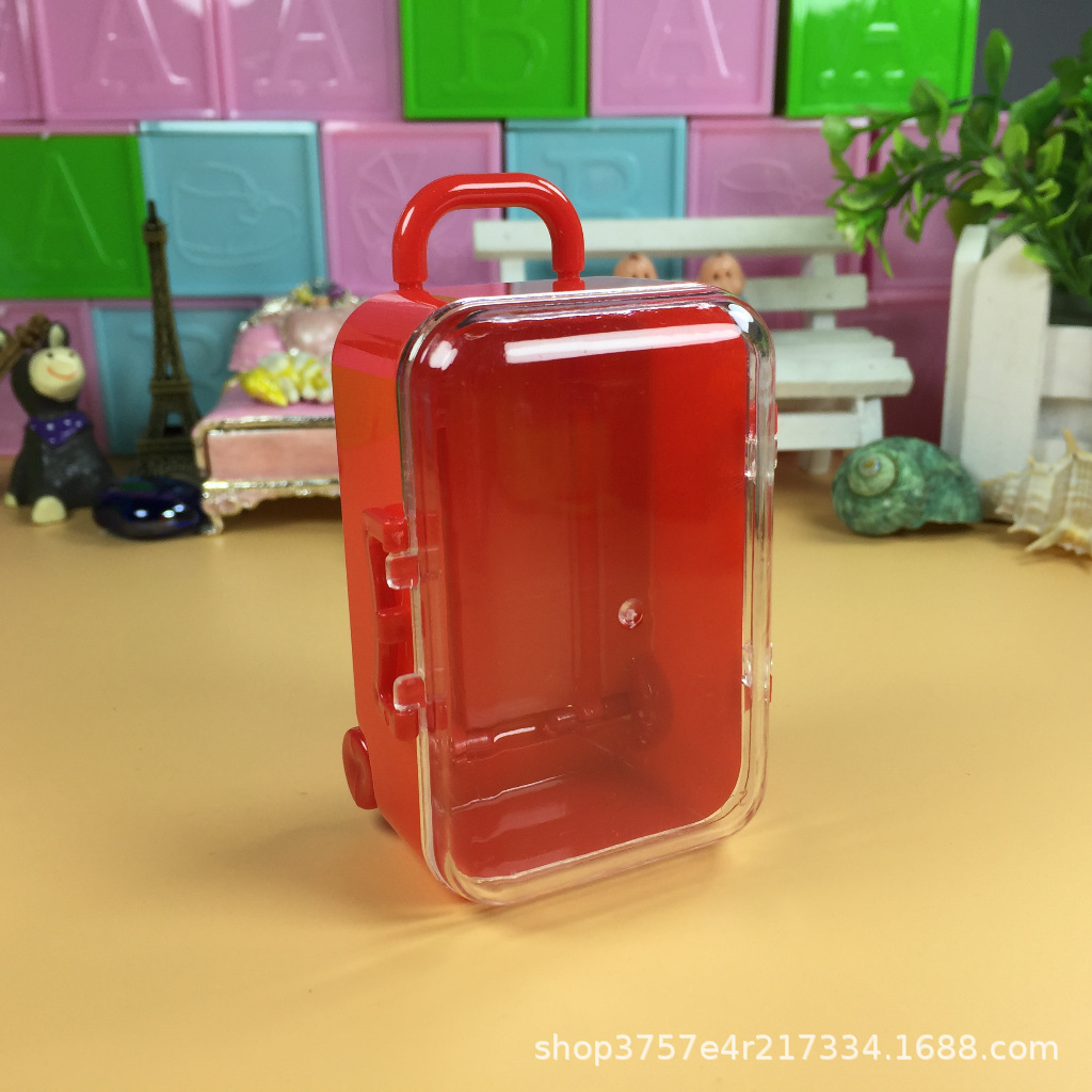 Foreign Trade E-Commerce Cross-Border Supply Yiwu Factory Direct Sales Personalized Creative Wedding Candies Box Trolley Case Luggage Suitcase