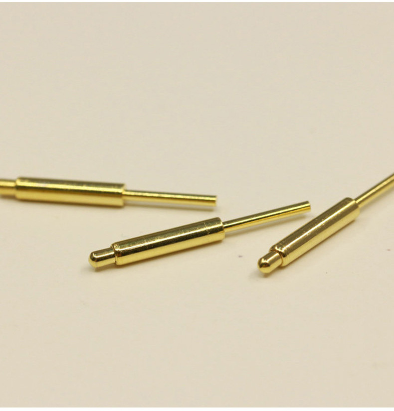 pogopin顶针连接器 大电流充电弹簧针 双头伸缩导电弹针