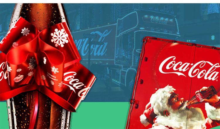 现货 日本可口可乐拉花可乐圣诞节限定整箱24瓶 限量版创意礼物