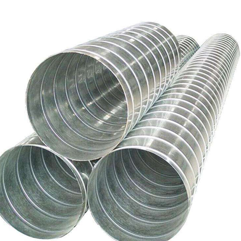 螺旋风管 直销 圆形不锈钢通风管 镀锌板圆形风管 304不锈钢风管