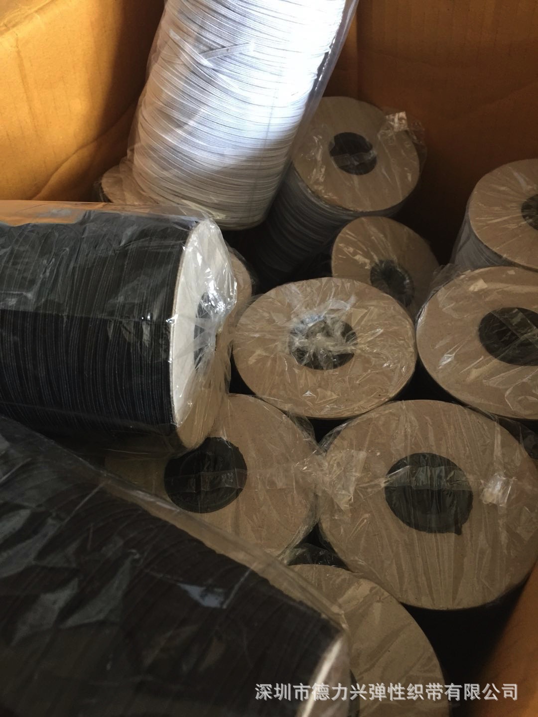 【大量现货】3mm黑白彩色走马带松紧带笔记本面具手套用