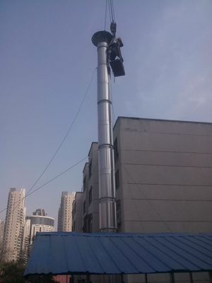 可上门安装 双层不锈钢烟囱 厨房排油烟管道 厂家直销