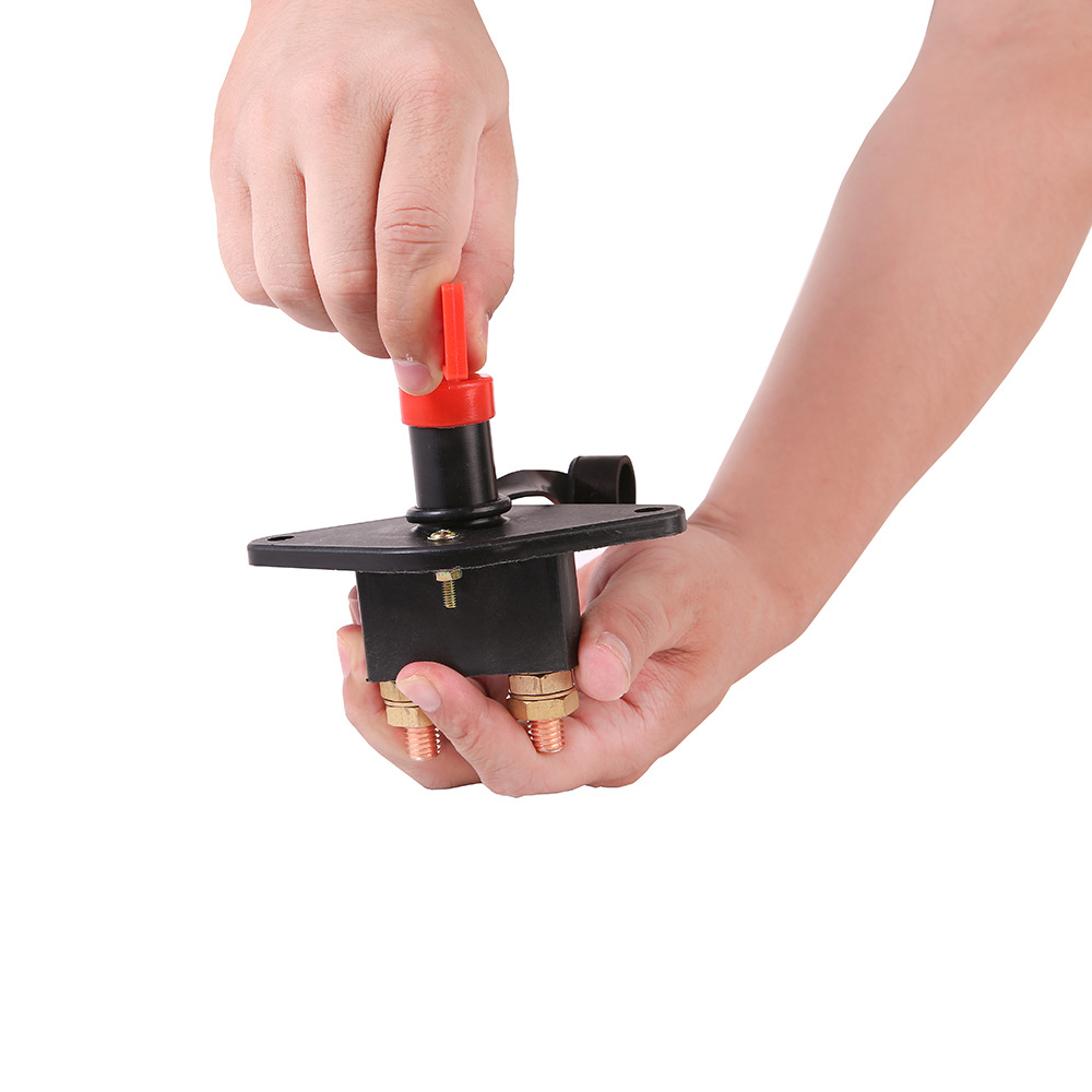 24v300a汽车电源总开关 电瓶开关 防漏电 小闸刀 断电开关 纯铜制