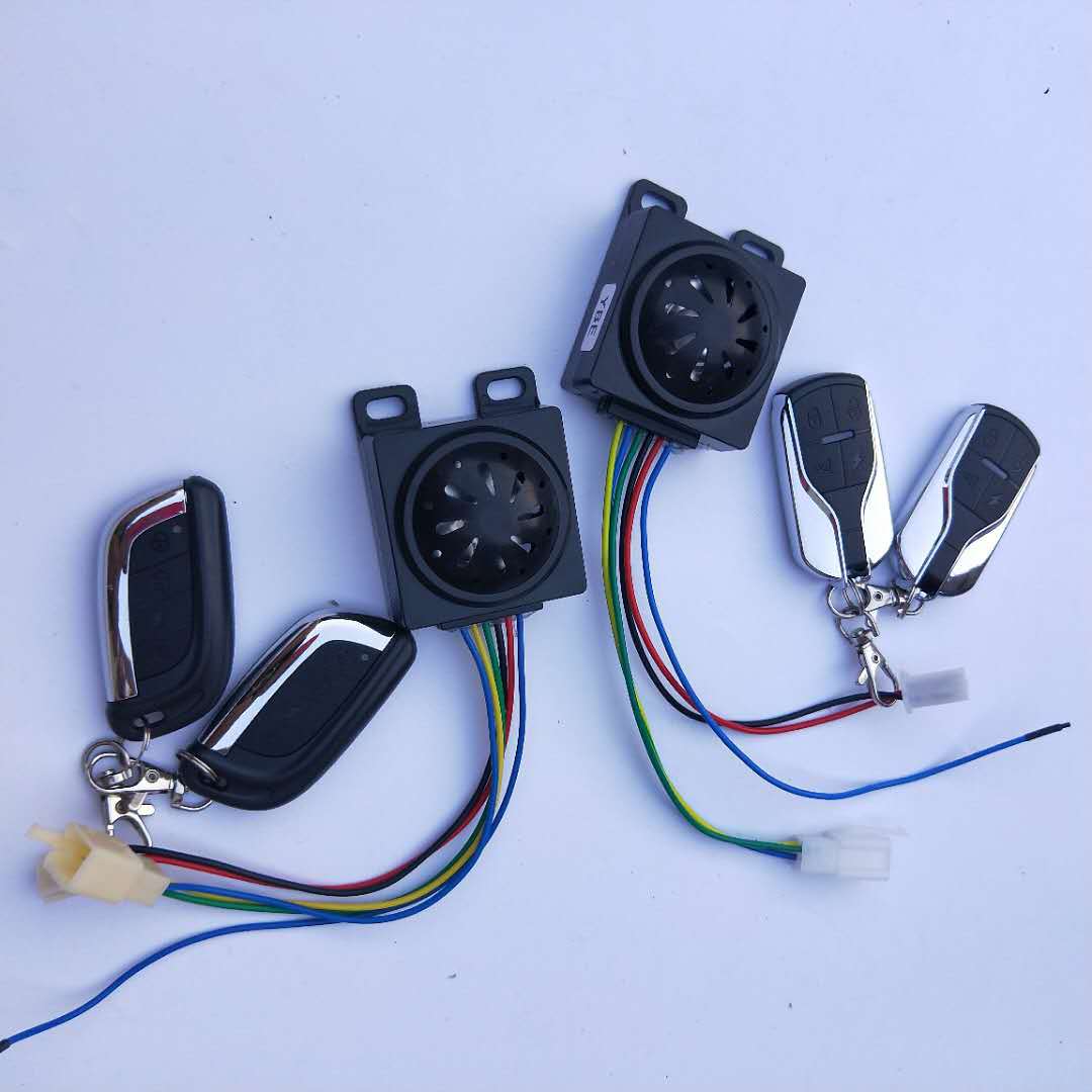电动车 防盗器 报警器 36v--48v--72v通用 遥控防盗报警设备