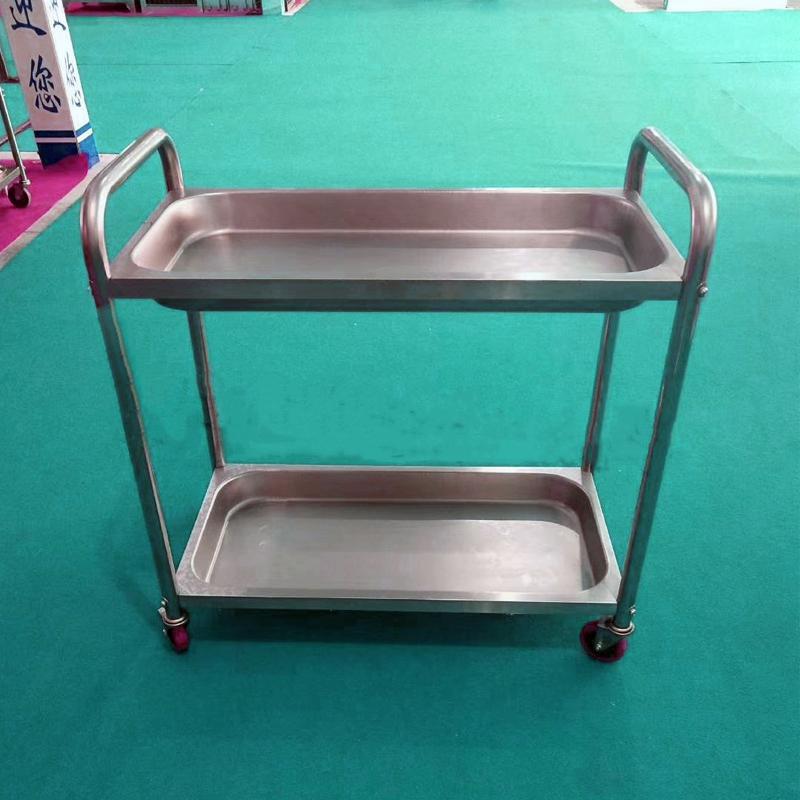 不锈钢餐车 手推双层三层厨房餐车 酒店餐厅 收集车 收碗车