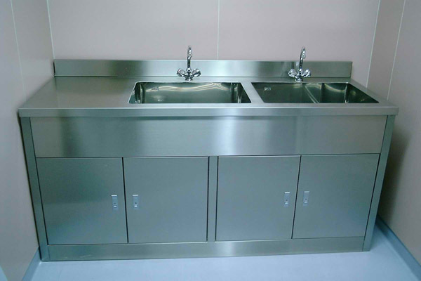 304不锈钢医用洗手槽 感应水龙头洗手池 厨卫槽 医用清洗槽 厂家