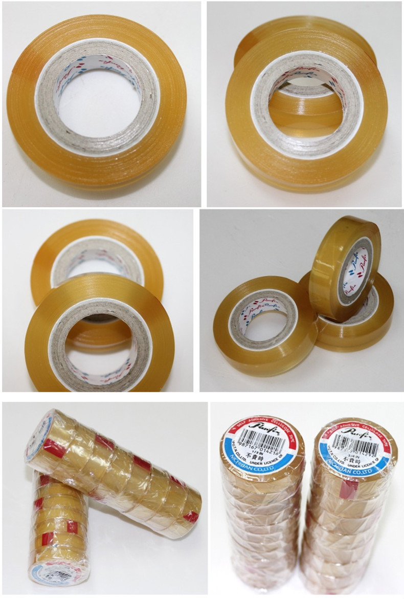 panfix不费时透明测试胶带单面无痕不留残胶12mm19mm宽* 25码