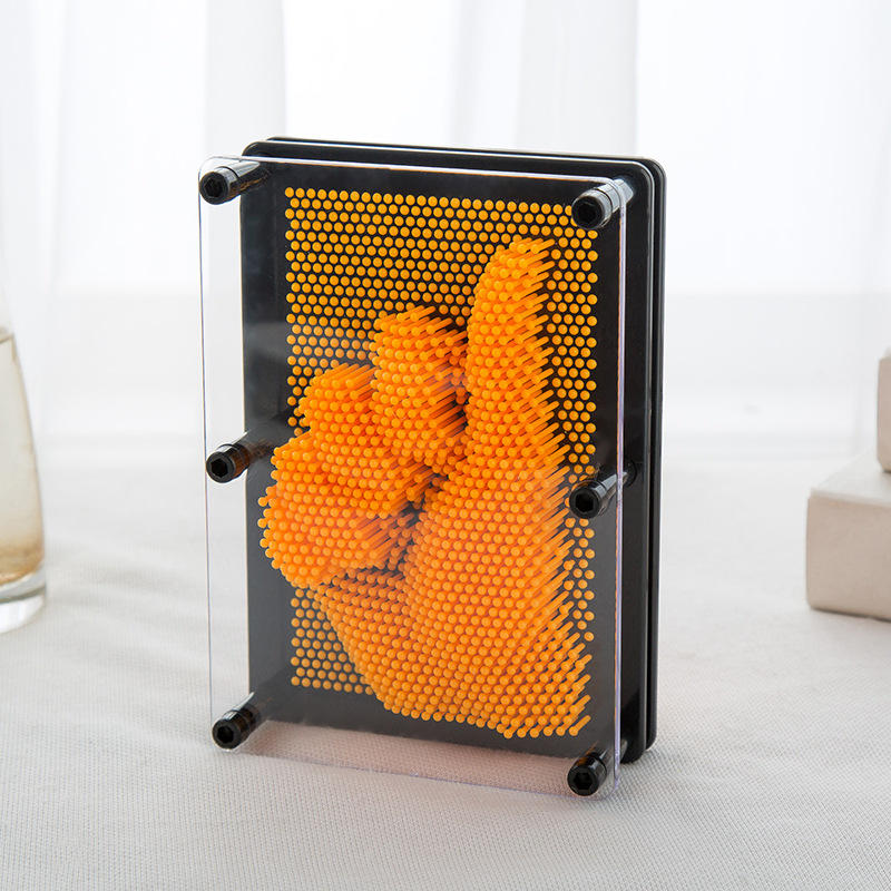 厂家直销3d百变针三维针雕克隆立体手模生日礼物儿童益智手印玩具