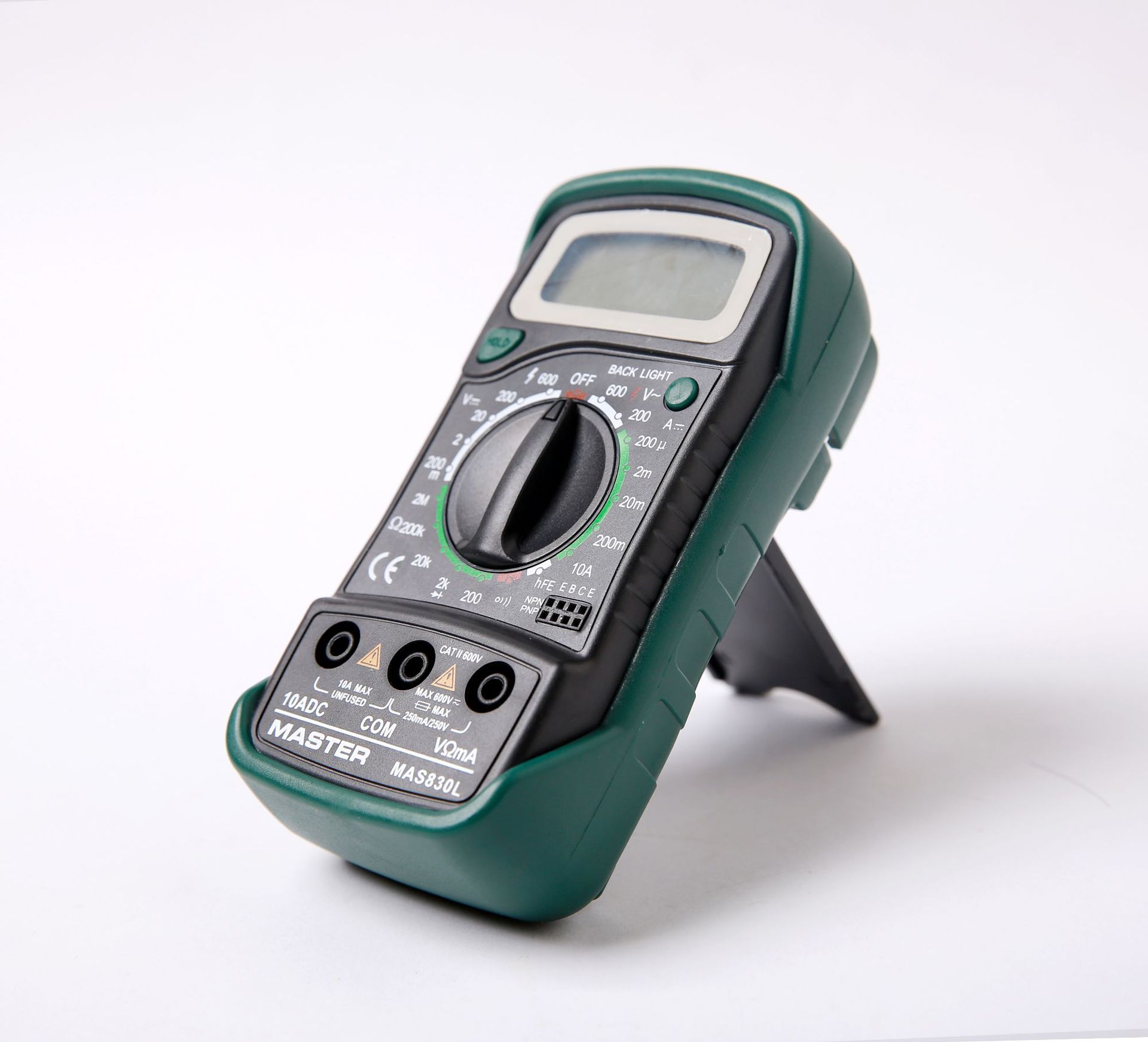 mas830l迷你万用表 便携式手持数字万用表 带保持背光数字多功能