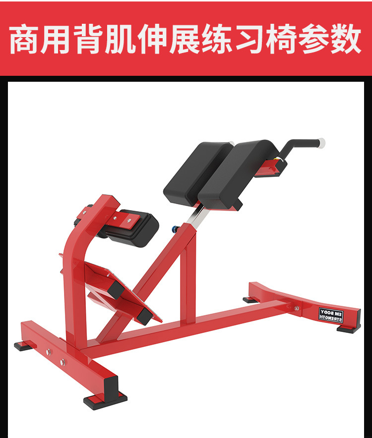 商用罗马椅健身器 翘臀机瘦塑腰训练器山羊背脊伸展背肌练习椅