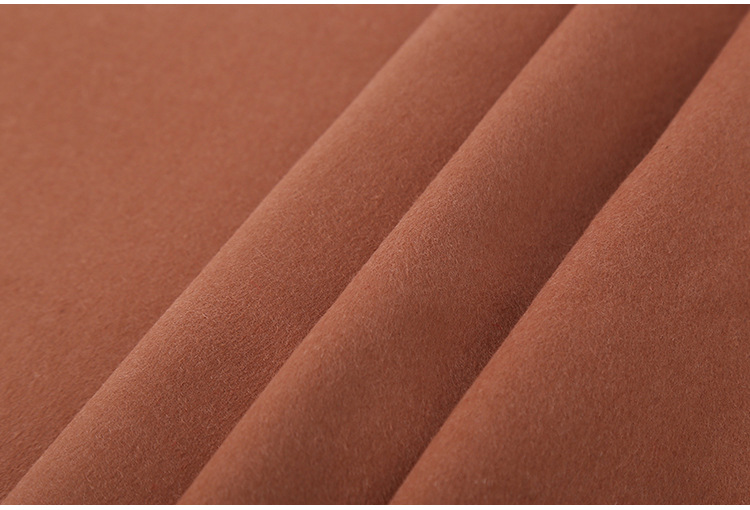 70澳羊毛外套双面呢 素色精纺服装大衣呢 秋冬西装厚款毛呢面料