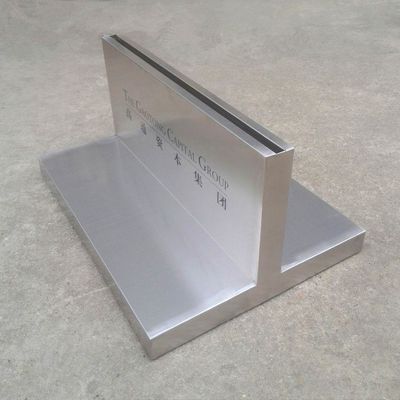 海报展示架_方形广告牌底座不锈钢银色带轮子卡槽海报展示架来图定做