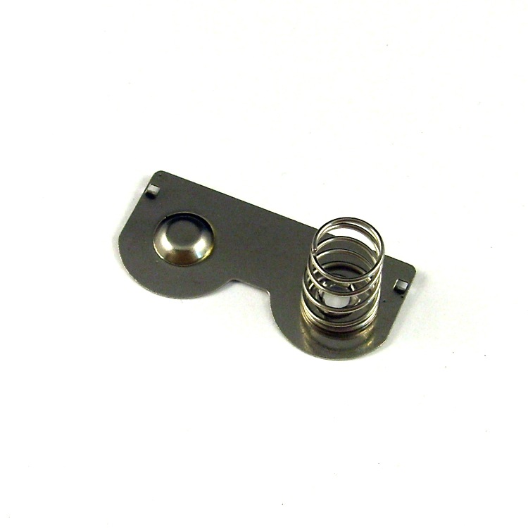 厂家生产电池正负极弹簧连极片 18650五金串联片