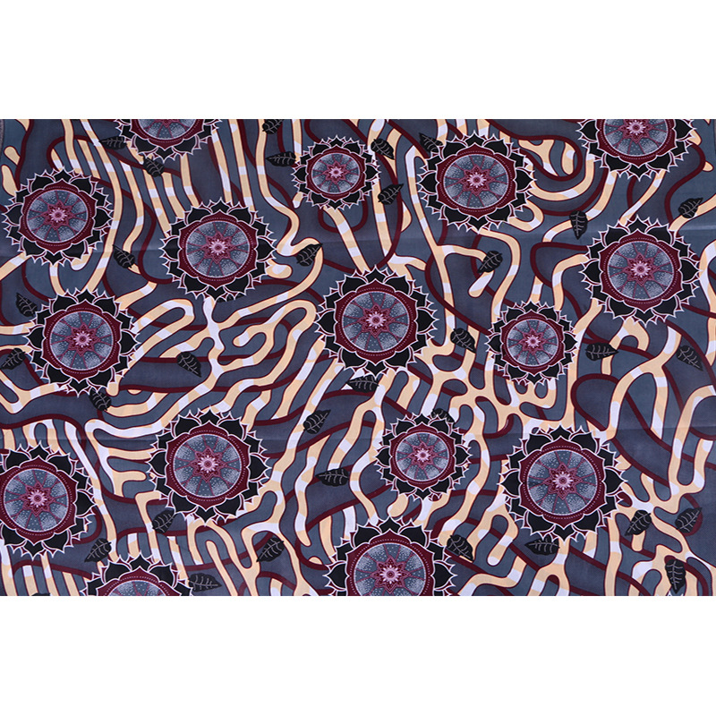 Foreign Trade Cotton African Printed Cloth African Duplex Printing Batik Fabric African Ethnic Clothes Fabric