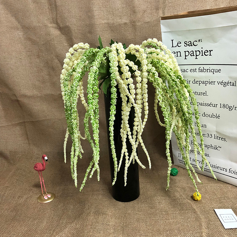 现货舞台背景婚庆布置壁挂泡沫浆果垂鸡冠情人泪 仿真垂钓情人果