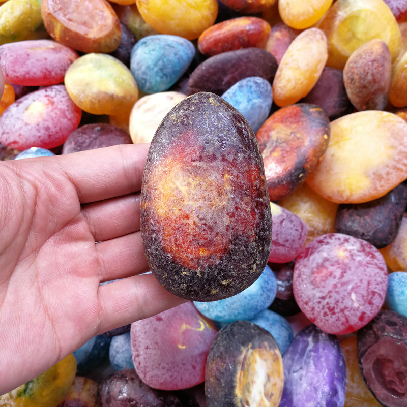 跑江湖景区展销会热销二代人工合成波罗的海琥珀蜜蜡原石厂家直销