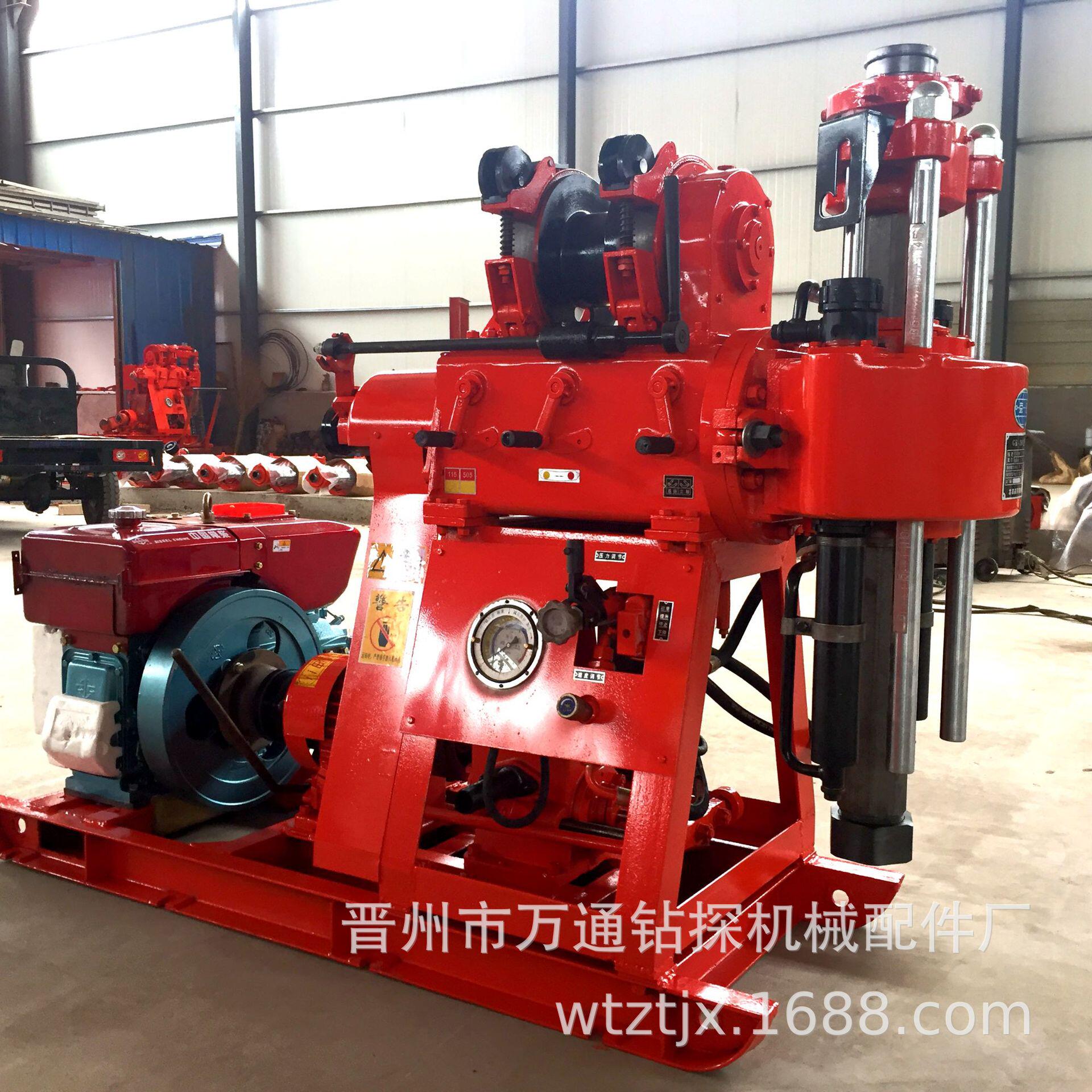 地质工程勘探机械gk-200型取心水井钻机钻探勘察岩心钻机(常柴)