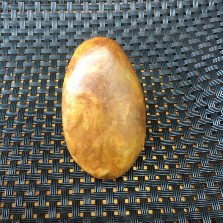 天然新疆和田玉 黄沁 黄皮石包玉 随形 籽料 原石牌子 玉器挂件