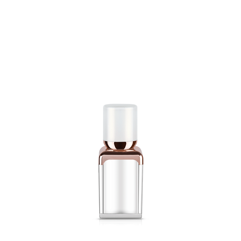 50ml四方亚克力瓶 乳液瓶 高档化妆品分装瓶 珠光白 现货