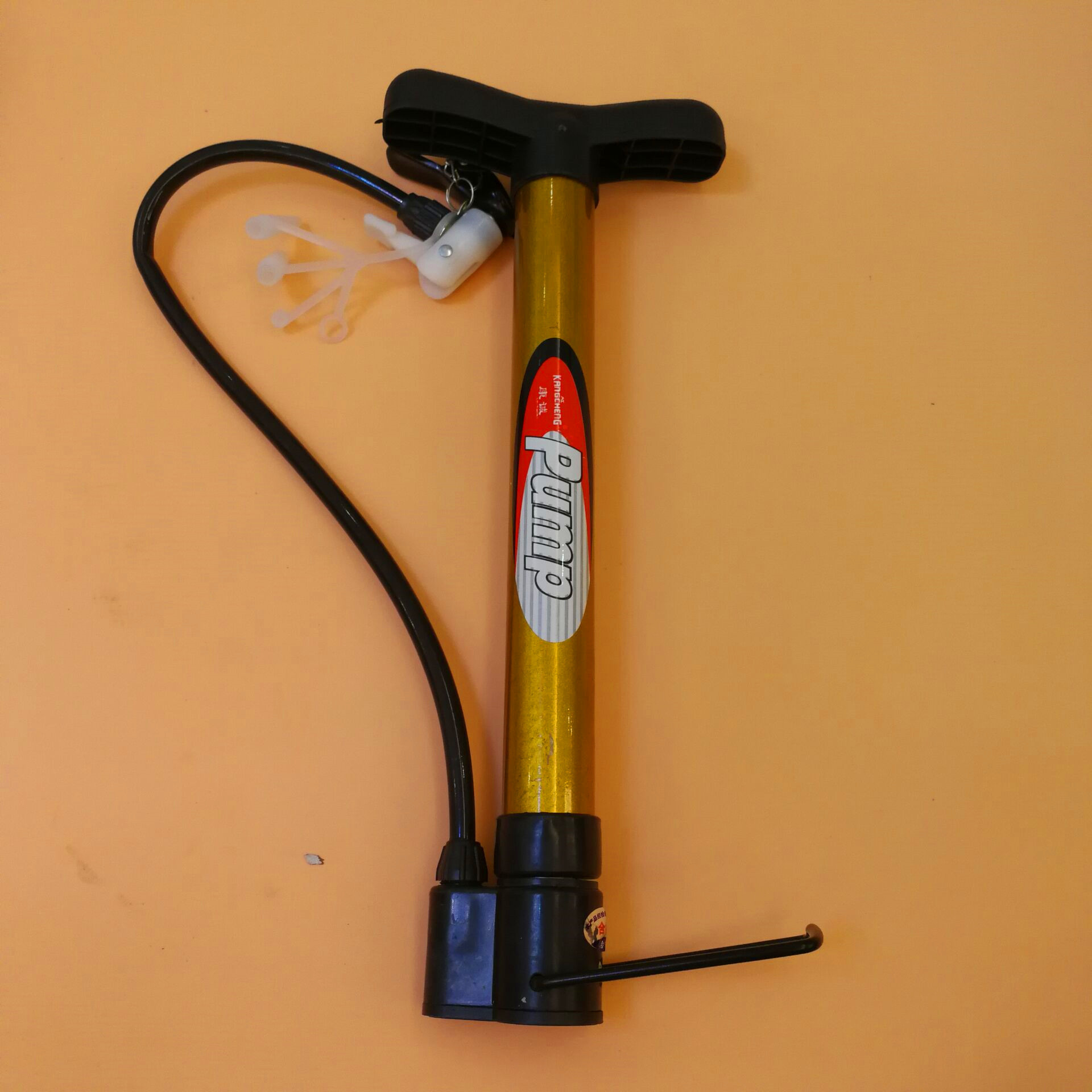 高压气管子自行车打汽筒迷你便携式家用山地电动摩托车充气筒