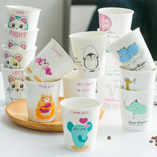 可爱小动物杯子