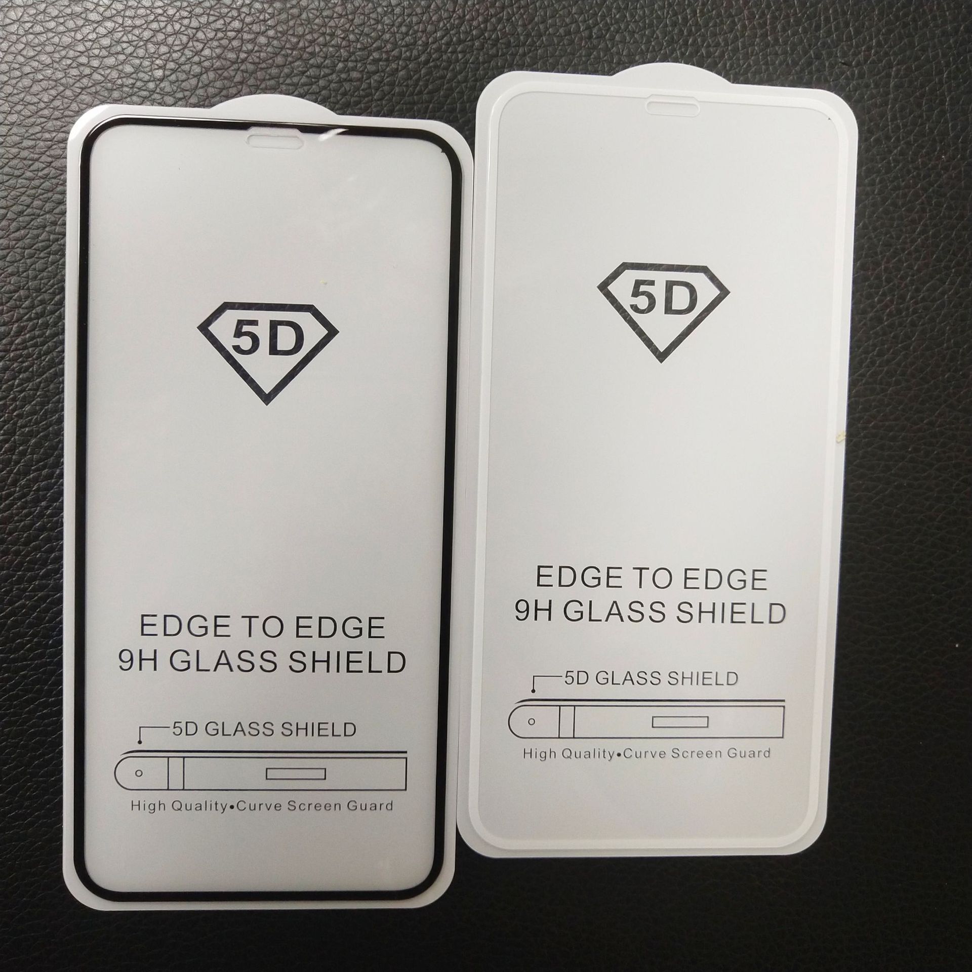 适用iphonexsmax全胶丝印钢化膜5d9d11d手机保护膜苹果8plus