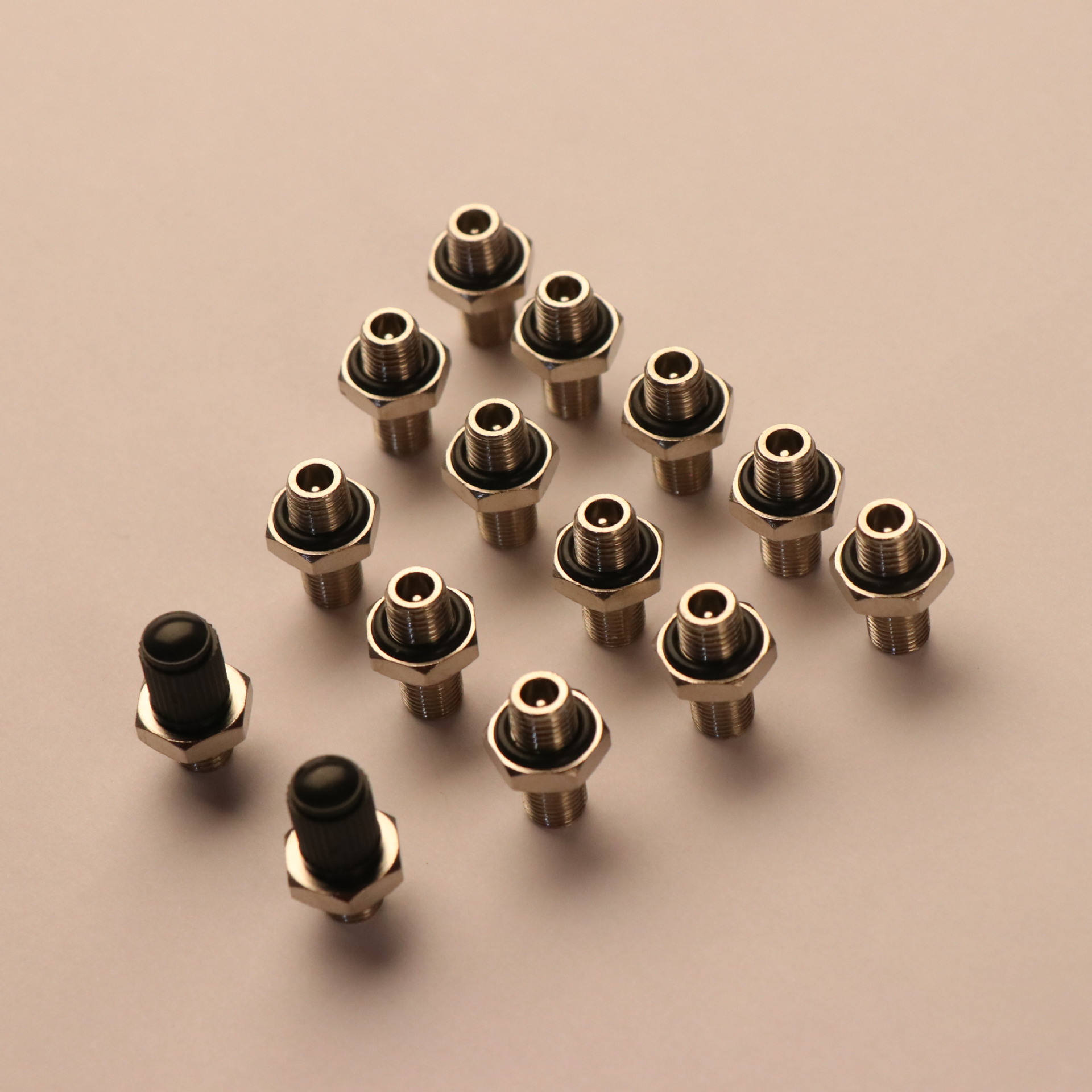 厂家直销高品质纯铜镀镍气门嘴