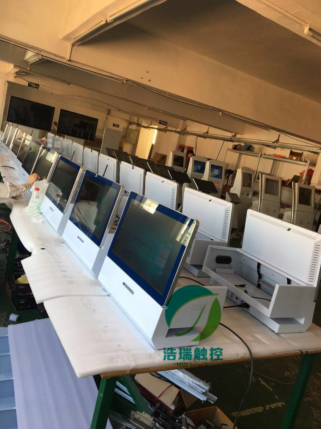 微信照片打印机外壳台式21.5寸微信吸粉自助相片打印机商场活动