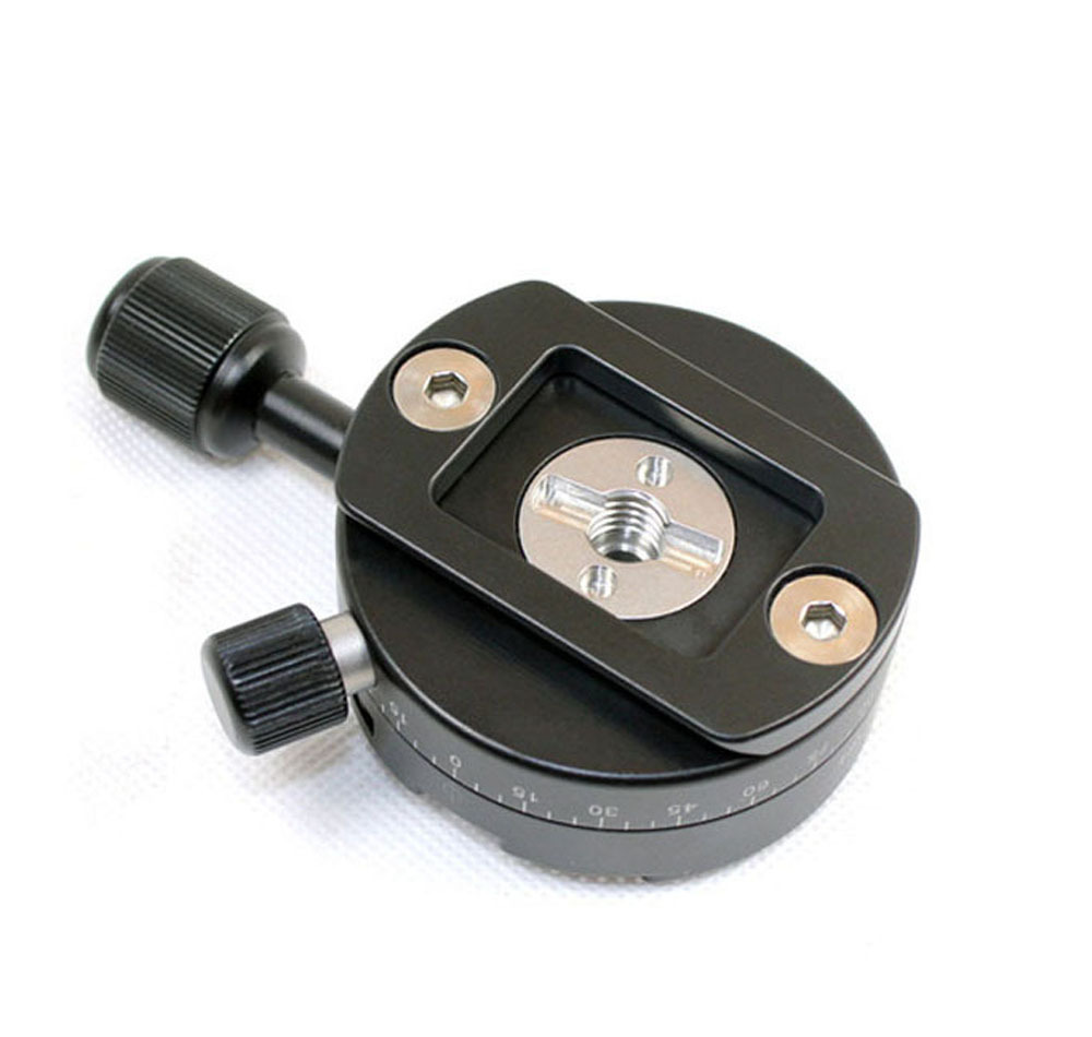 科尔温 360度全景旋转底座接片 x64快装板夹座三维全景云台720度