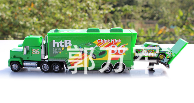 汽车总动员86麦大叔货柜车麦昆路霸赛车合金玩具儿童礼物模型
