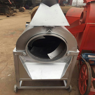 新型全封闭滚筒炒料机 保温密封菜籽炒料机 榨油专用炒料机