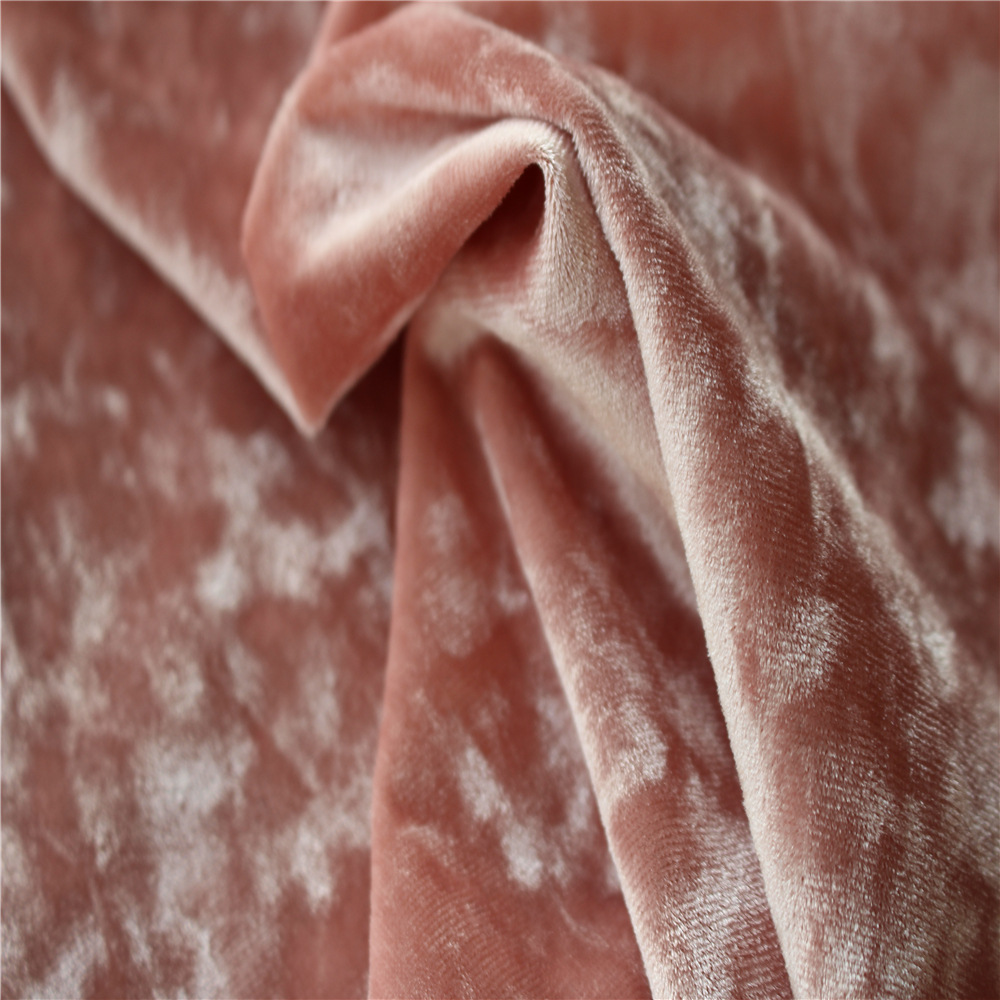 韩国冰花绒 裙子面料 四面弹 光滑冰花不倒绒韩国绒天鹅绒丝绒