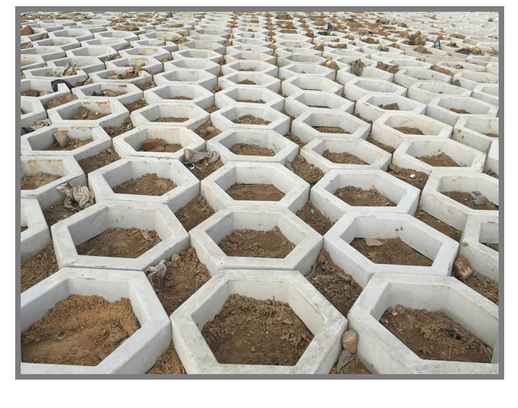 供应水泥砖互嵌式护坡砖混凝土多规格空心六角砖批发